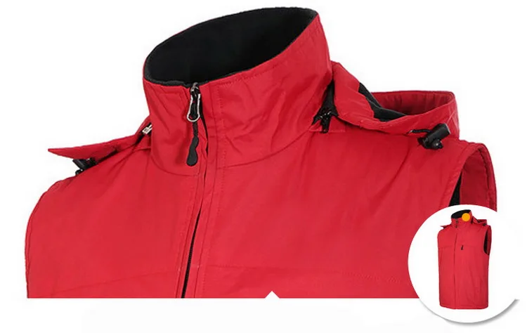 LoClimb для мужчин и женщин водонепроницаемый флисовый теплый жилет Зимние треккинговые спортивные жилеты для мужчин s открытый походные жилеты, AM136