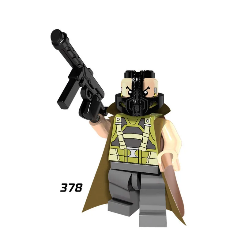 

Single Sale Super Heroes Star Wars 378 Bane Model Mini Building Blocks Figure Bricks Toys kids gifts Compatible Legoed Ninjaed