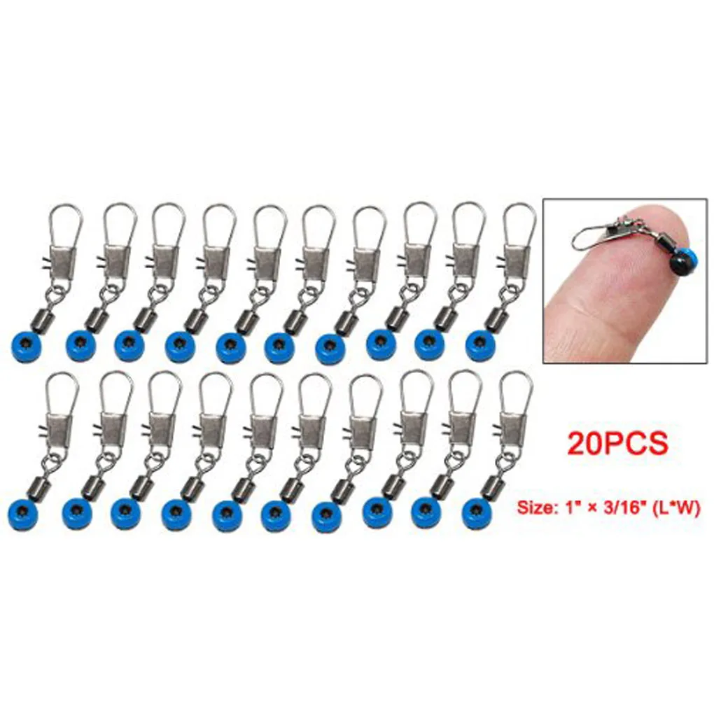 Fishing Line Connectors Swivels Shank Clip 100pcs/50pcs/20Pcs/10pcs For Fishing