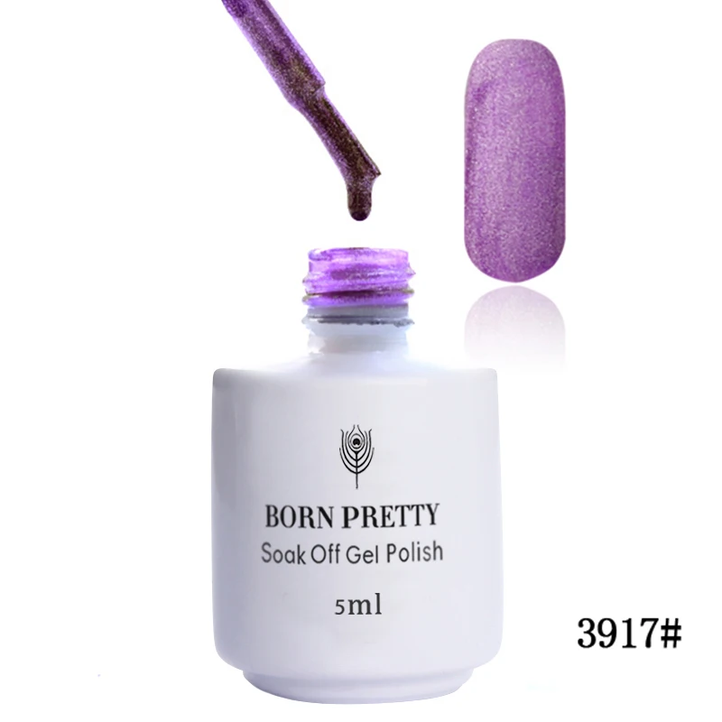 1 бутылка 5 мл BORN PRETTY Soak Off лак для ногтей УФ-гель Фиолетовый Серия гель для ногтей матовый Хамелеон Фиолетовый Гель-лак для нейл-арта