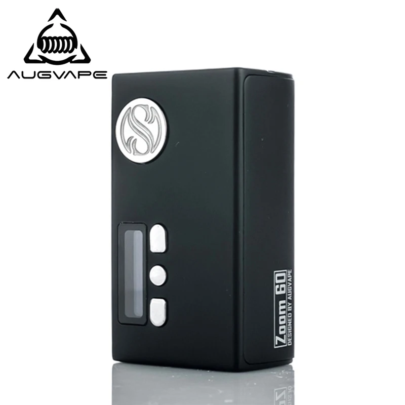 

Augvape Zoom 60 Box Mod Buil-in Battery 1300mAh PV058 Chip Temperature Control Vape Electronic Cigarette Box Mechanical Mod