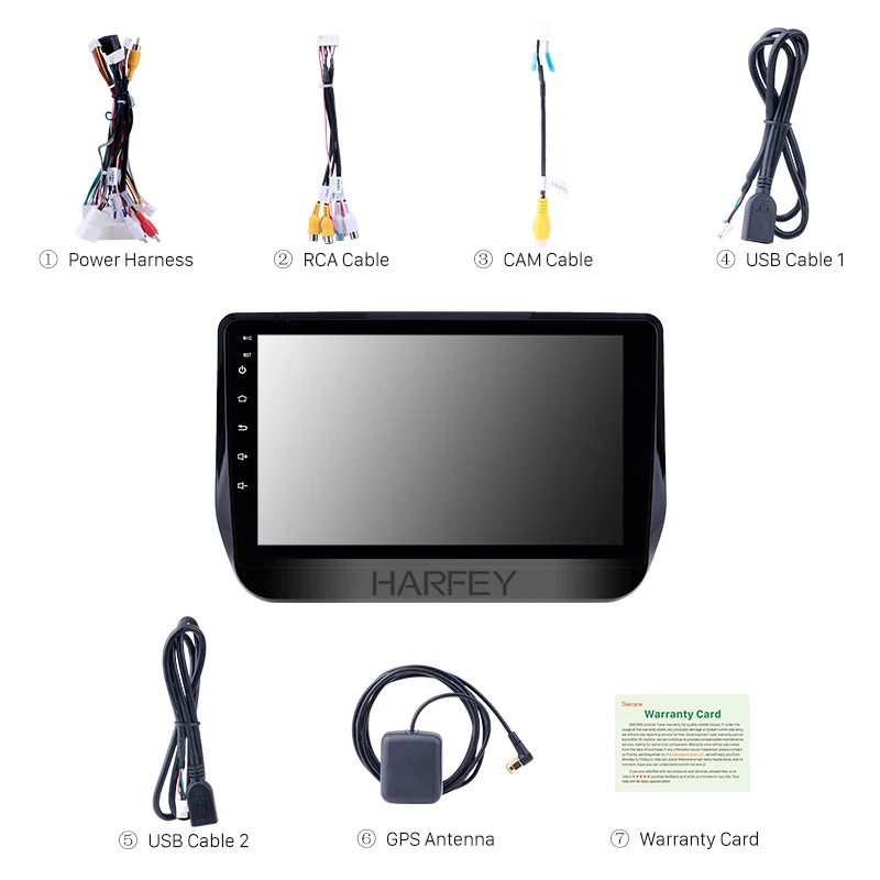 Sale Harfey for Hyundai H1 Grand Starex 2017 2018 2019 Touchscreen Android 8.1 9" Bluetooth Car Stereo AUX WIFI support DAB+ OBD2 DVR 3