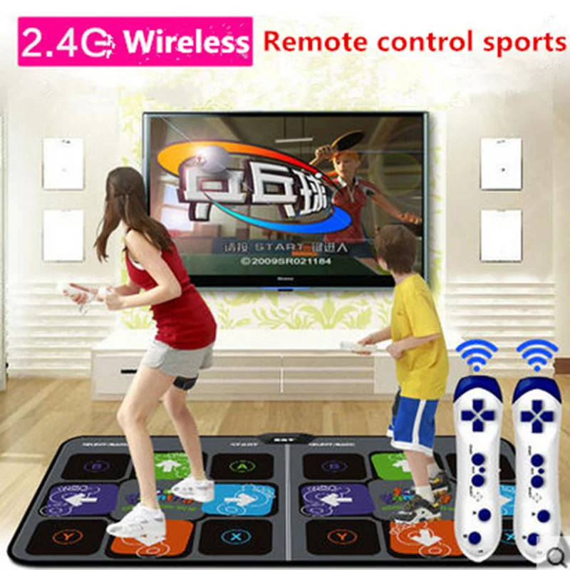 Camera Support Double Dance Mat Pad for Tv Usb Computer Step Game Rug dual User 11mm with two handle