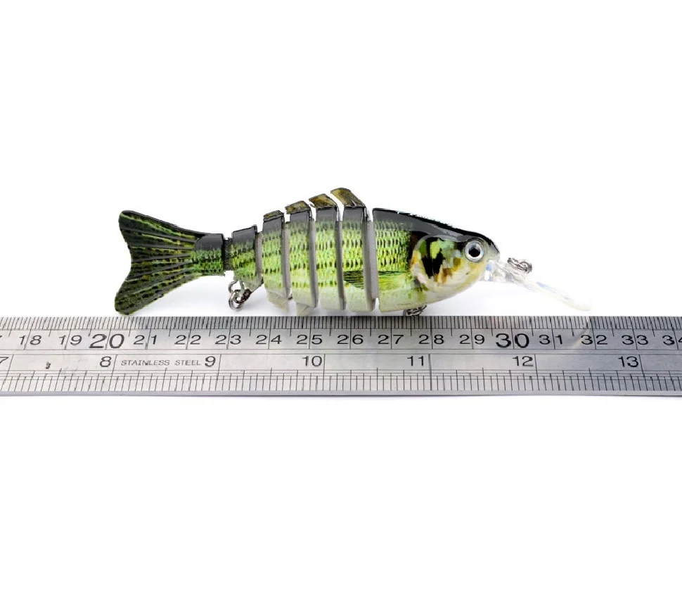 Isca de Pesca Wobblers com Língua Equipamento de Pesca Peças Articuladas Cambota Seções 11.2cm 14g Pesca Isca Artificial 4 7 9 High Quality Esporte e Lazer