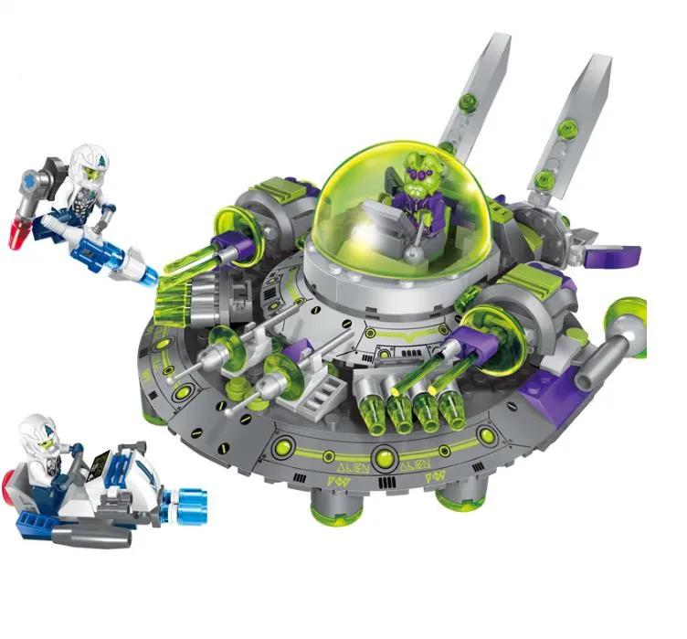 

2017 New Outer space Star War Series Fighter VS UFO Aliens Commander Building Block Toys Bricks