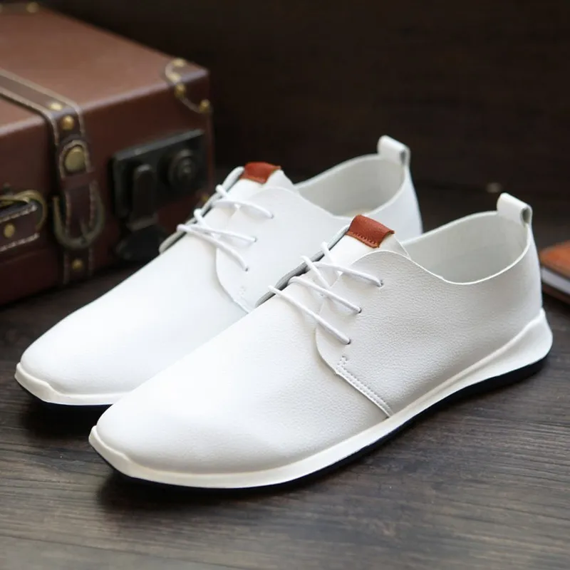 white casual dress shoes mens
