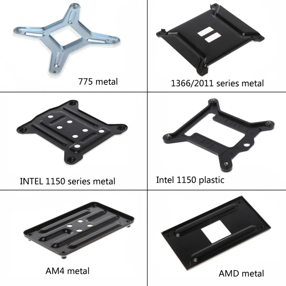 CPU Heatsink Bracket For INTEL AMD Bracket Backplate For 775 1150 2011