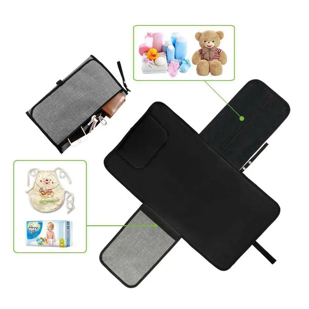 Pudcoco New Baby Portable Folding Diaper Travel Changing Pad Waterproof