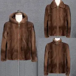 Осенняя кожаная куртка из искусственной норки для мужчин S зимние Утепленные Мех животных кожаная куртка Тонкий куртки jaqueta de couro мод