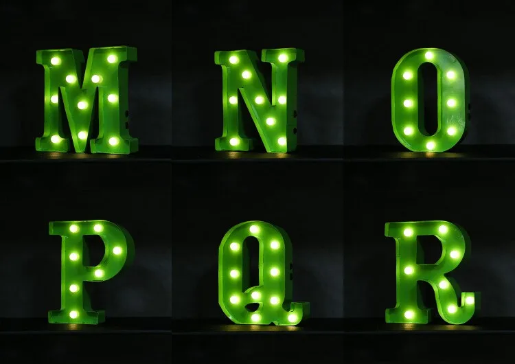 Polegada de Altura Luz do Sinal Novidade Carta Marquise 12 Assinar Cartas Lâmpada Led Letras 7 China sign led Suppliers