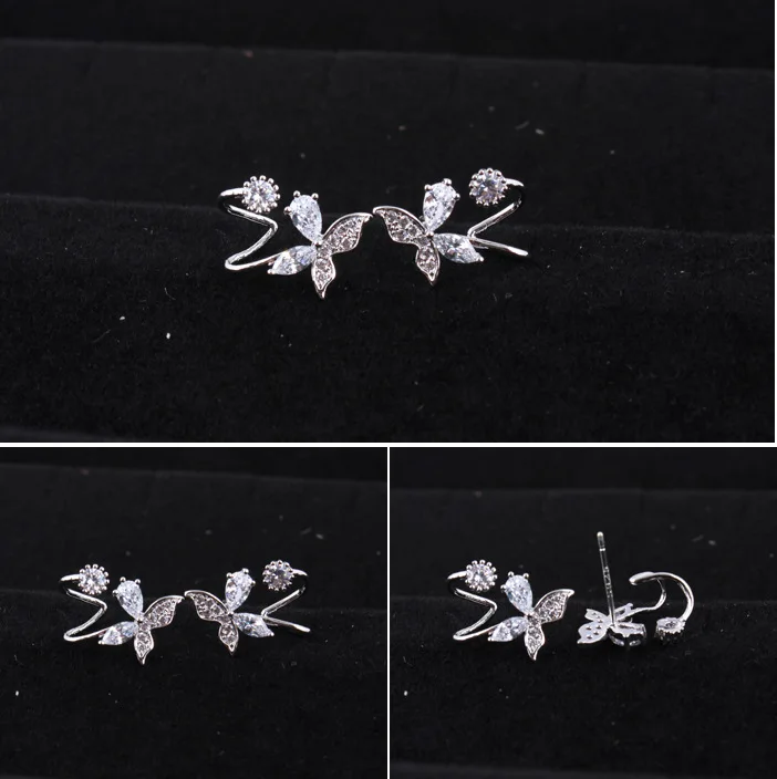 3 clip earrings for women