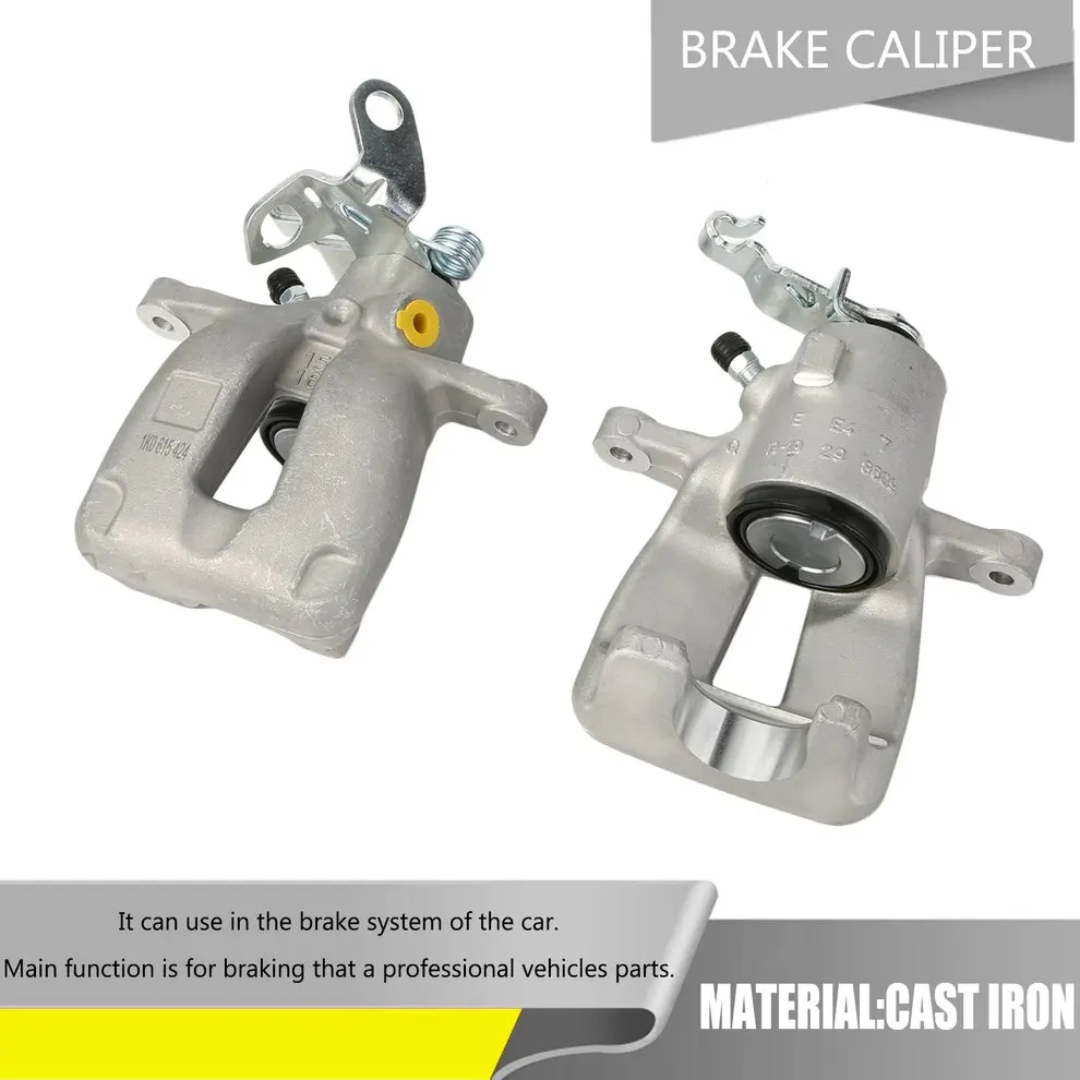 

2pcs Professional Cars Auto Brake Caliper Left Rear Right Rear Replacement For Audi For Volkswagen 1K0615423 Vehicles Parts