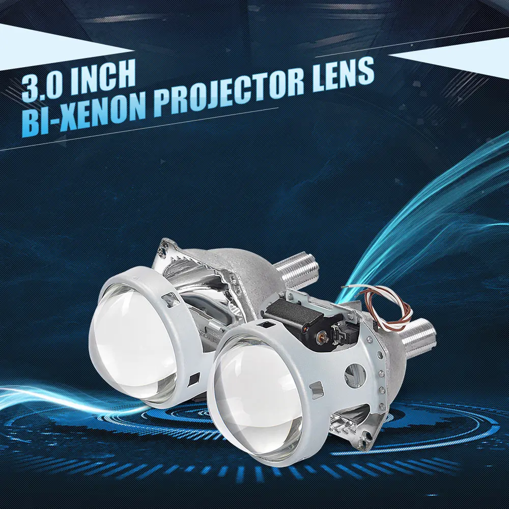 Противотуманная фара рабочий свет H2 лампы 3,0 ''линзы проектора bi xenon для HELLA 5 неразрушающего установки авто фар автомобиля 12V