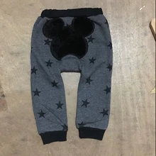 Штаны для малышей; Хлопковые Штаны со звездами; утепленные брюки; одежда для детей