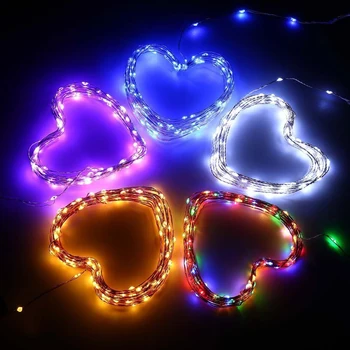 

10M 100leds Copper wire lamp EU/US/UK Plug Led light string for Holiday decoration DC 12V Christmas Fairy lights