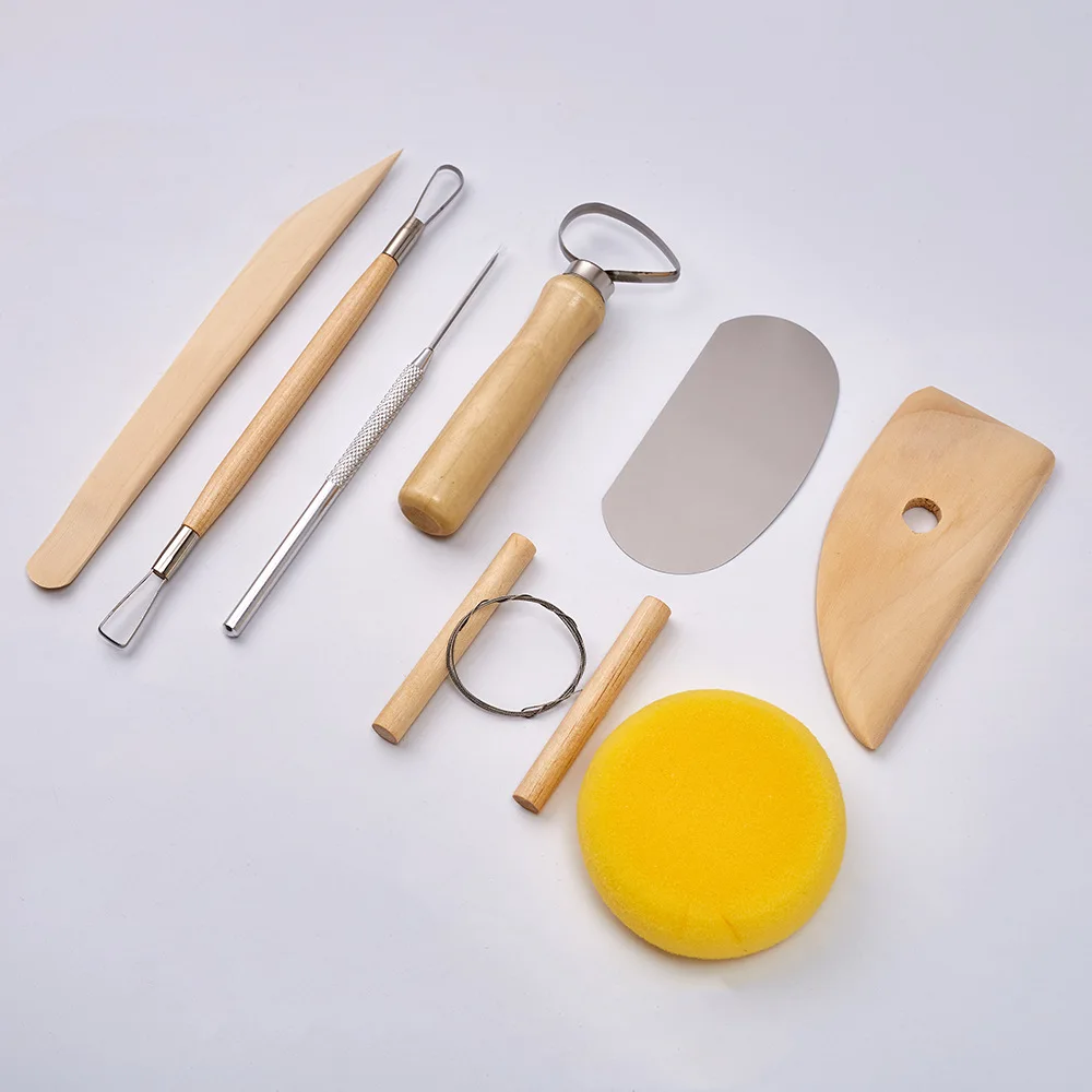 8 шт./компл. DIY искусство базовая глина семейный набор ремесла скульптурный