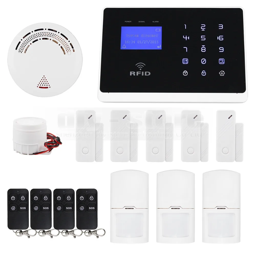 DIYSECUR Android IOS App Wireless GSM Autodial Home Office Burglar Intruder font b Alarm b font