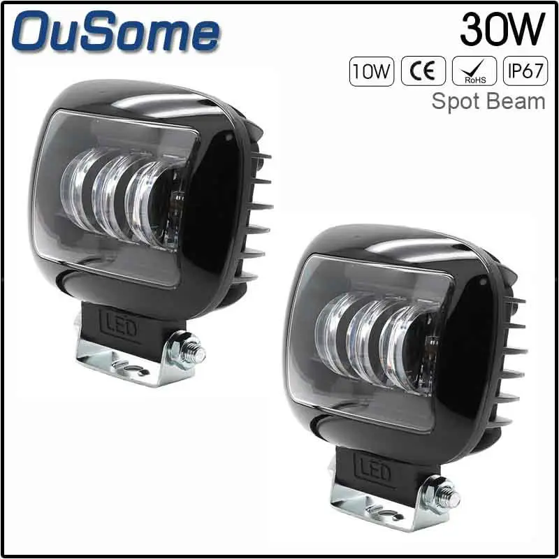 

2 PACK 4.5" inch 12cm 30W Offroad Car 4WD Truck Tractor Boat Trailer 4x4 SUV ATV 12V Spot LED Work Light