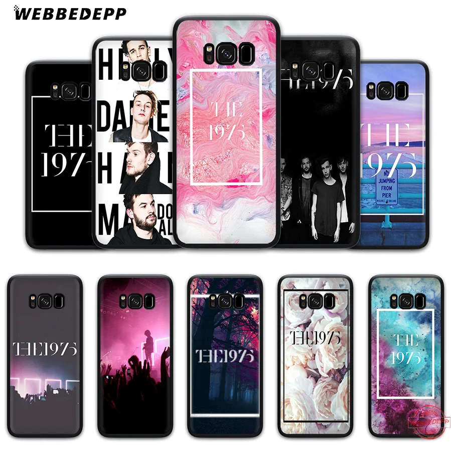 WEBBEDEPP мягкий чехол с музыкальной группой 1975 для Samsung A6 A7 A8 A9 J6 2018 S6 S7 S8 S9 S10E S20 Ultra Note 8
