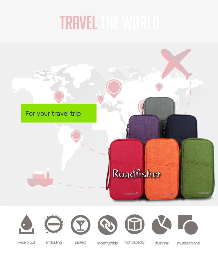 Passport storage bag pocket 1