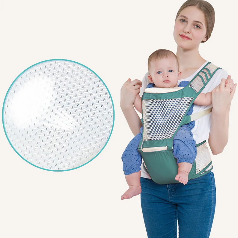 Новорожденных Baby Carrier кенгуру слинг для малыша Обёрточная бумага Портативный младенческий Хипсит Baby Care Хипсит (пояс для ношения ребенка)