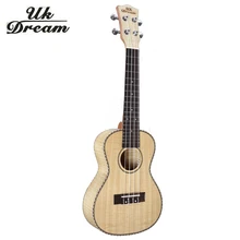 Small Guitars 23 Inch 4 Strings Ukulele Full Flame Maple Classical Guitar Acoustic Guitar Profession Musical Instruments UC-A6