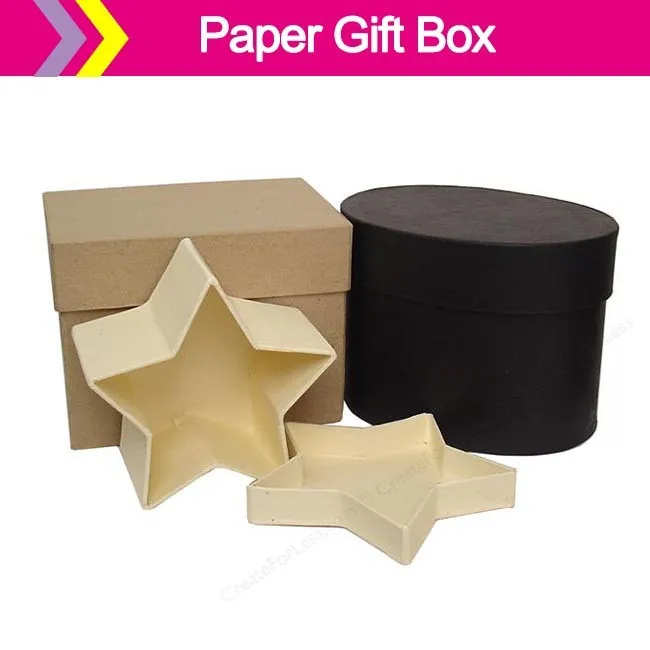 Коробка для свадебного кольца Роскошная бумажная картонная трубка Подарочная упаковка Цветы ленты упаковка круглая шляпа коробка для цветов