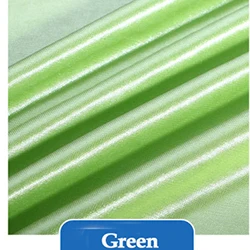 Высококачественная шелковая велюровая дышащая ткань для платья, скатерти для шитья, сделай сам, Лоскутная Ткань - Цвет: Светло-зеленый