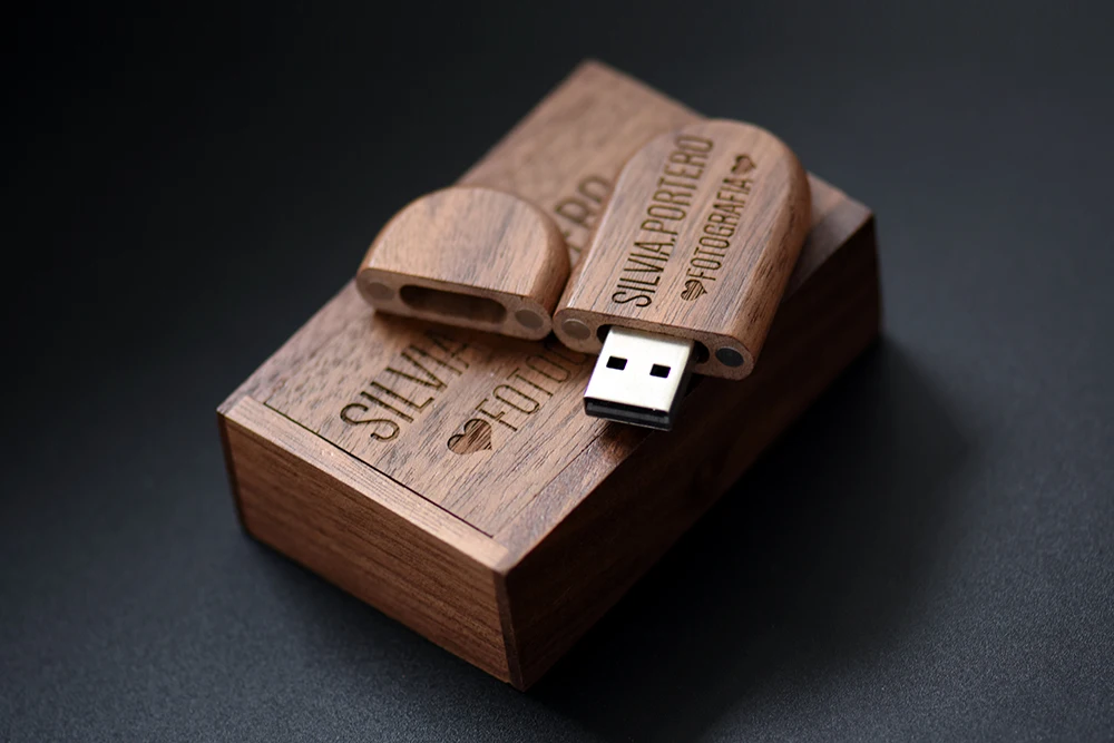 Joster Деревянный USB 2,0 с коробкой usb флэш-накопитель лазерная гравировка ручка привод 4 ГБ 8 ГБ 16 ГБ 32 ГБ 64 ГБ Флешка для фотосъемки