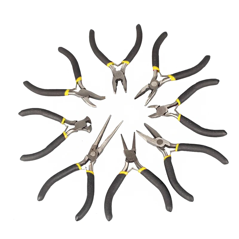 

Jewellery Making Tools Beading Pliers Round Flat Wire Side Cutters Kit Hot