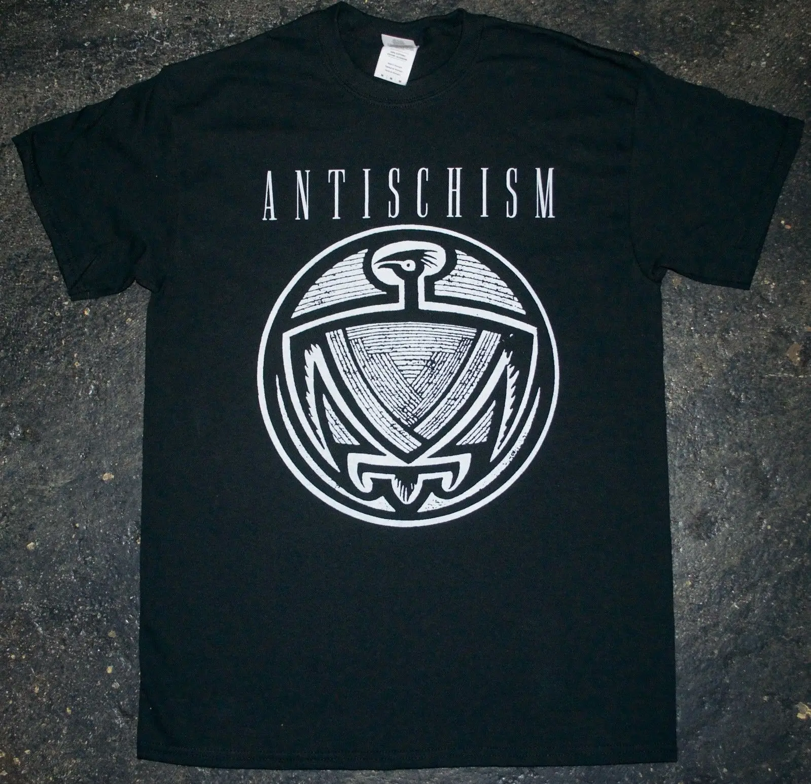 Antischism 'Logo' футболка (панк kbd коры разрушить ent гнилой грязи Красс) Новые мужские