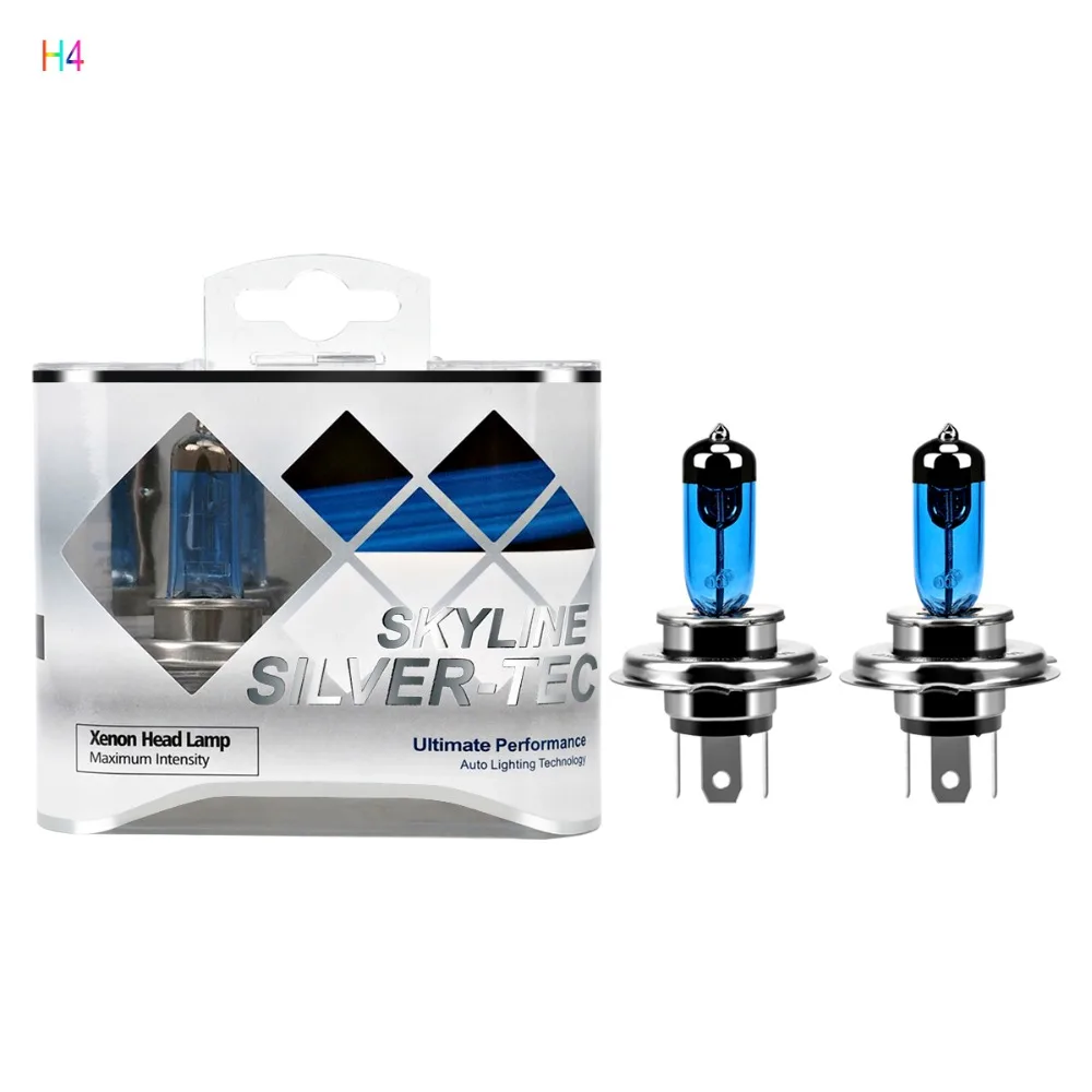 2pcs 12V 100W H4 Universal Car-styling Auto Car Halogen Lamp HOD Fog Light Headlight Bulbs Replacement Bulb | Автомобили и