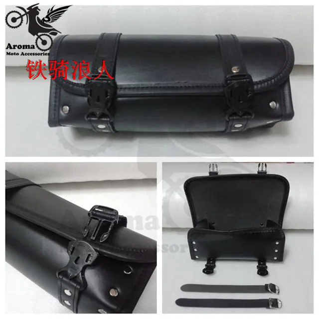 Black Princes Car Motorcycle Saddle Bags Cruiser Tool Bag Luggage Black Princes Car Motorcycle Saddle Bags Cruiser Tool Bag Luggage For Harley Davidson Tail