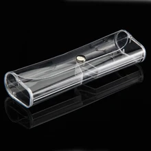 Сверхлегкий мягкий портативный прозрачный Чехол Для солнцезащитных Очков Для женщин, защитная коробка Для Очков, коробка Для хранения Очков с защелкой