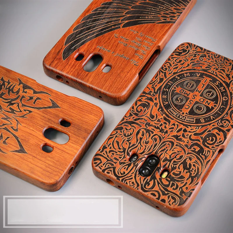 New Natural Wood Case For Huawei Mate 10 9 Original Wooden Phone Housing Back Cover 7 8 Vintage |