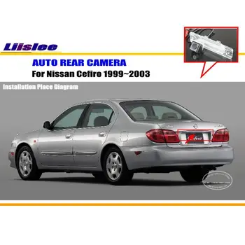 

Liislee Car Reverse Camera For Nissan Cefiro 1999~2003 / Rear View Camera License Plate Light Place Installation / NTST PAL