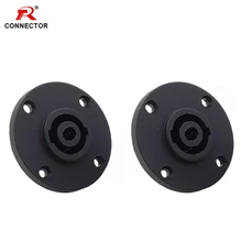 8 шт 4-контактный разъем speakon для установки на панель гнездовой разъем для NL4FC/NL4FX speakon с разъемом «папа»