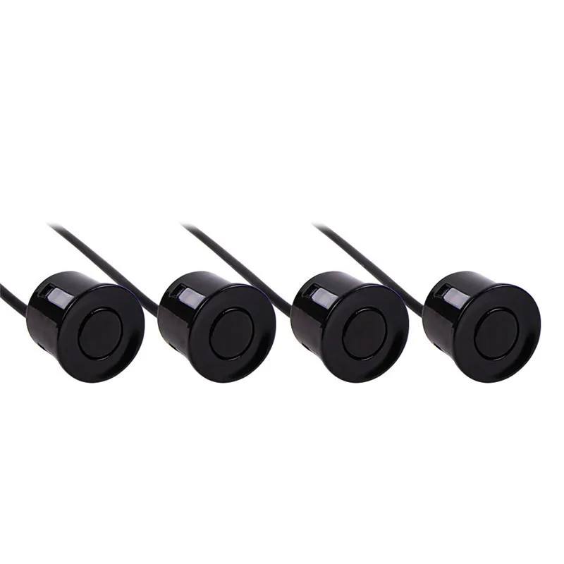 4pcs/lot Sensors Buzzer No Drill Hole Saw 22mm Car Parking Sensor Kit Reverse Radar Sound Alert Indicator System
