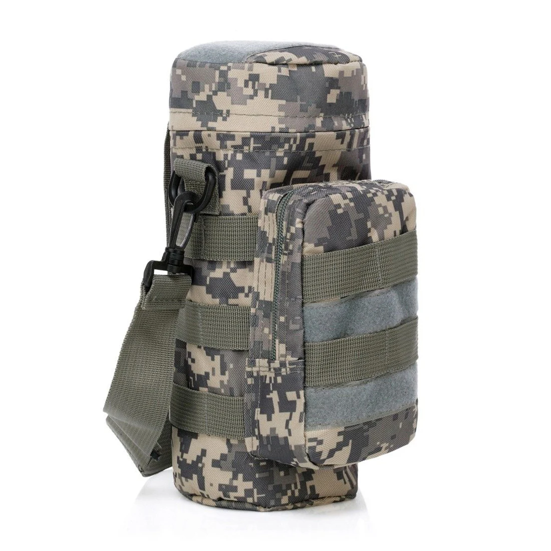 Outdoor Militray Tactical MolleZipper Water Bottle Pouch Bag Carrier