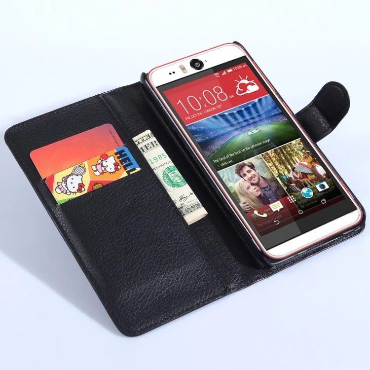 

Cyboris Brand For HTC Desire Eye M910X M910N Case Wallet Style With stand and Card Holder For HTC Desire Eye Leather Case