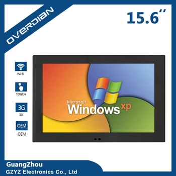 

XP System Widescreen LCD Screen 16:9 Industrial Computer Built in WiFi Resistive Touch Screen Industrial Computer Iron Shell