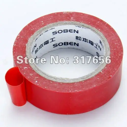 Red PVC Electrical Insulating fireproof Acidproof Tape 18mm x10m x0