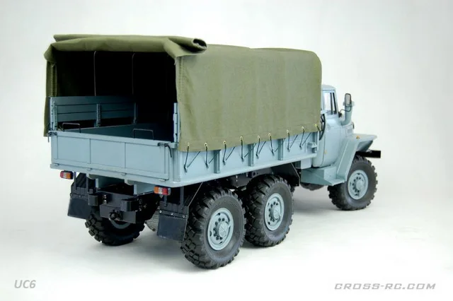 Cross rc военный грузовик 6x6 uc6 rock crawker Грузовик палатка комплект из стальной