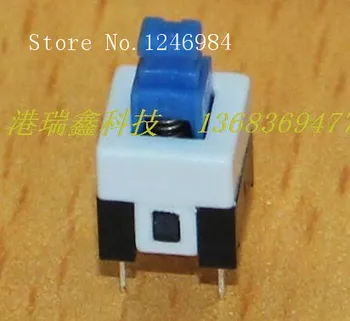

[SA]7 * 7 blue head six feet Dual DPDT switch with lock button normally open normally closed key switch ( domestic)---200pcs/lot