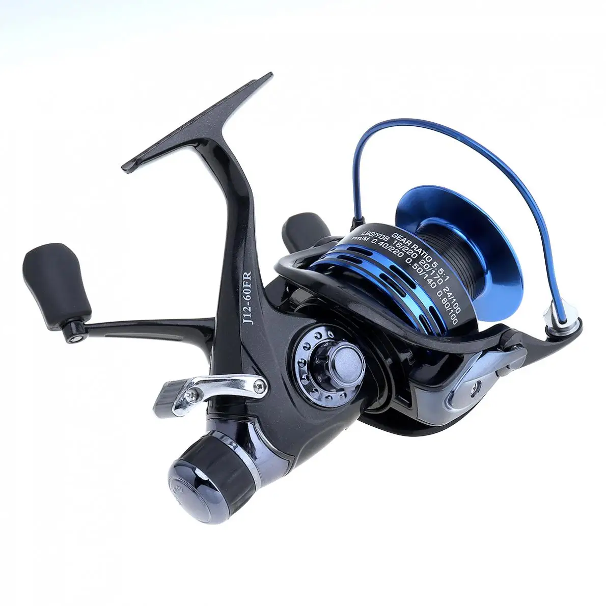

Double Braking Carp Fishing Reel 6000 Series 9+1BB Max Drag 18KG / 40LB Metal Spinning Reel with Double Line Cup