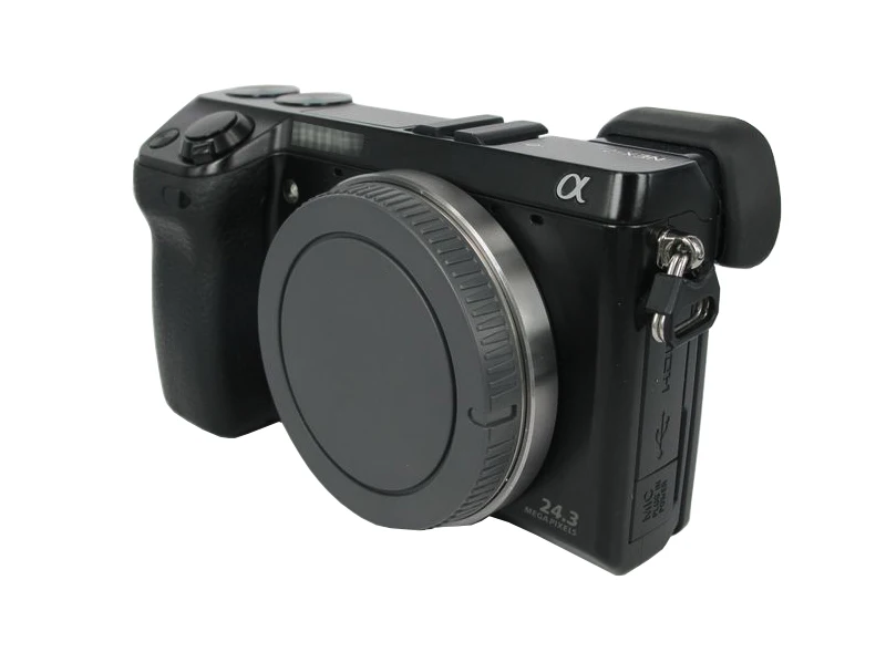 Camera Rear Lens Cap + Body Cap for Sony E Mount NEX Nex-3 NEX-567 A7 A7r A7s A3000 A5000 a5100 A6000 a6300 a6500 (2)