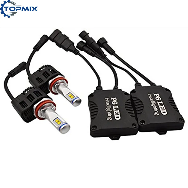 

2PCS Super Bright H11/H8/H9 Car LED Headlights 110W 10400Lm Auto Bulbs Headlamp 6000K/5000K 2 colors available