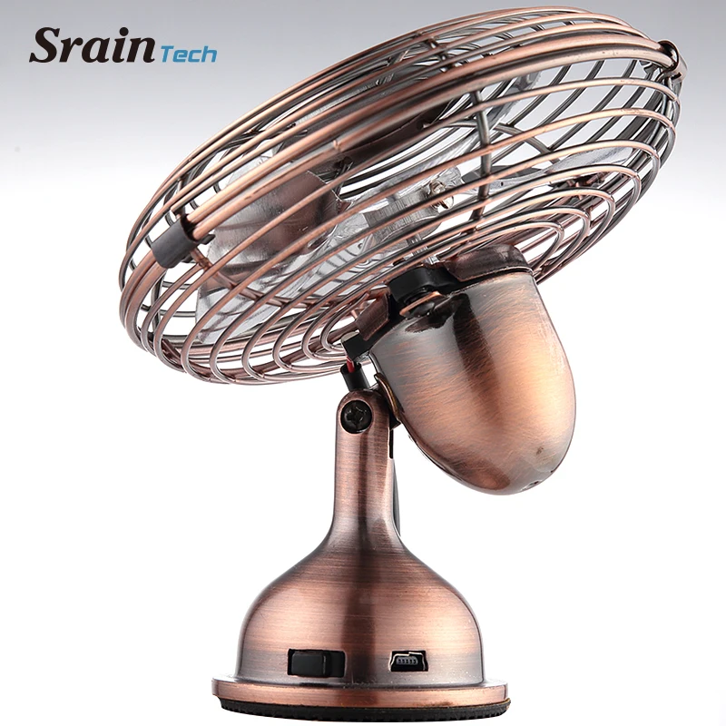 Sraintech USB Mini Table Fan Antique Fan Small Portable Table Fan with Switch Angle Adjustable Nordic Decorative Fan for Home Sraintech USB Mini Table Fan Antique Fan Small Portable Table Fan with Switch Angle Adjustable Nordic Decorative Fan for Home
