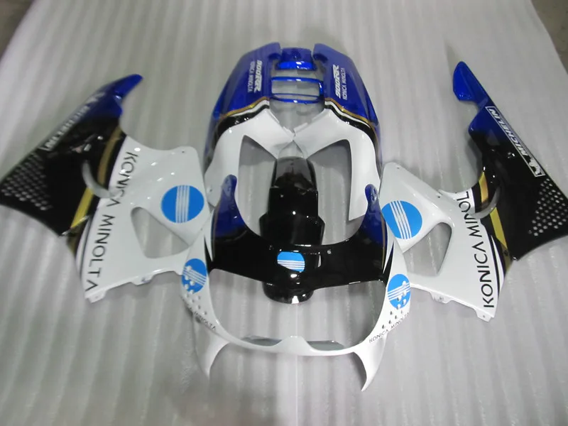 

Motorcycle Fairing kit for HONDA CBR900RR 89396 97 CBR 900RR 1996 1997 CBR 900 ABS White blue black Fairings set+gifts HA06