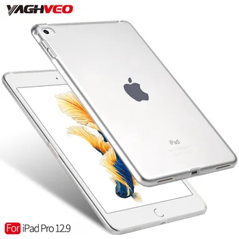 

For iPad Pro 12.9 Transparent Ultra Thin cover Soft TPU Clear silicone case funda For Apple iPad Pro 12.9 A1670 A1671 A1584